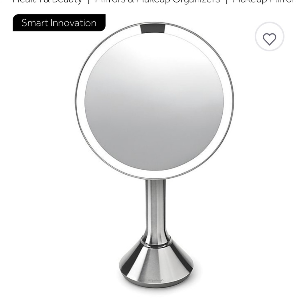 COPY - Simplehuman 8” sensory mirror